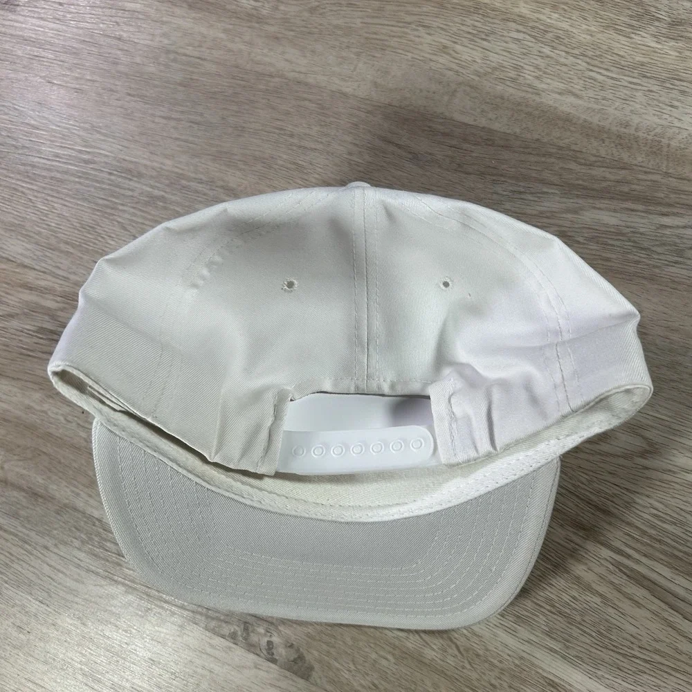 VTG New Era Pro 1990 Los Angeles Dodgers Snapback Hat MLB Baseball White Cap